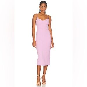 Bailey/44 Fayette Dress Orchid | Size M Elegant Pink Midi Dress